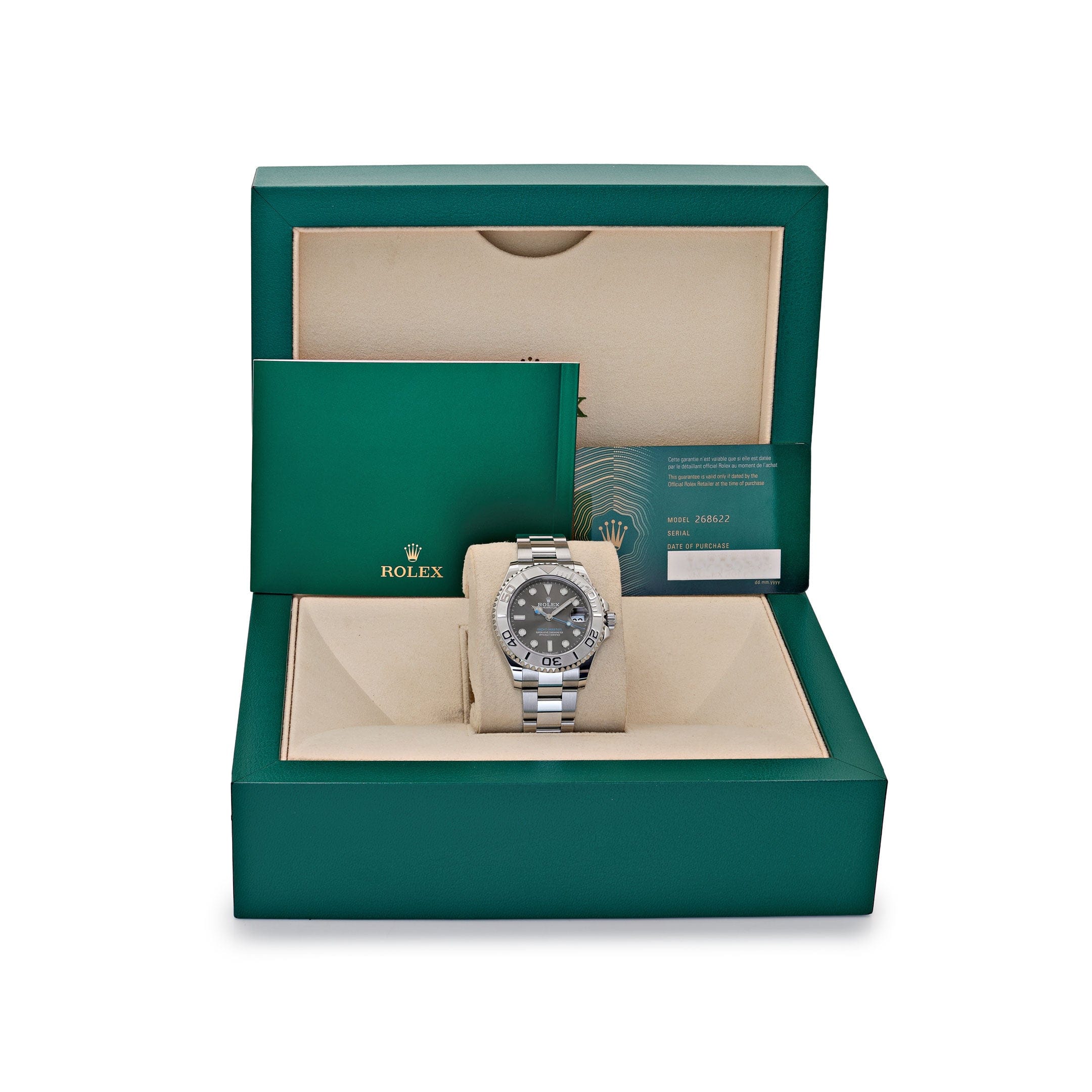 Rolex Yacht-Master 37 268622 Stainless Steel/Platinum Rhodium Dial (2022)