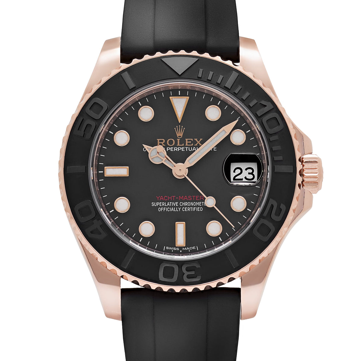 Rolex Yacht-Master 37 268655 Rose Gold Black Dial (2017)