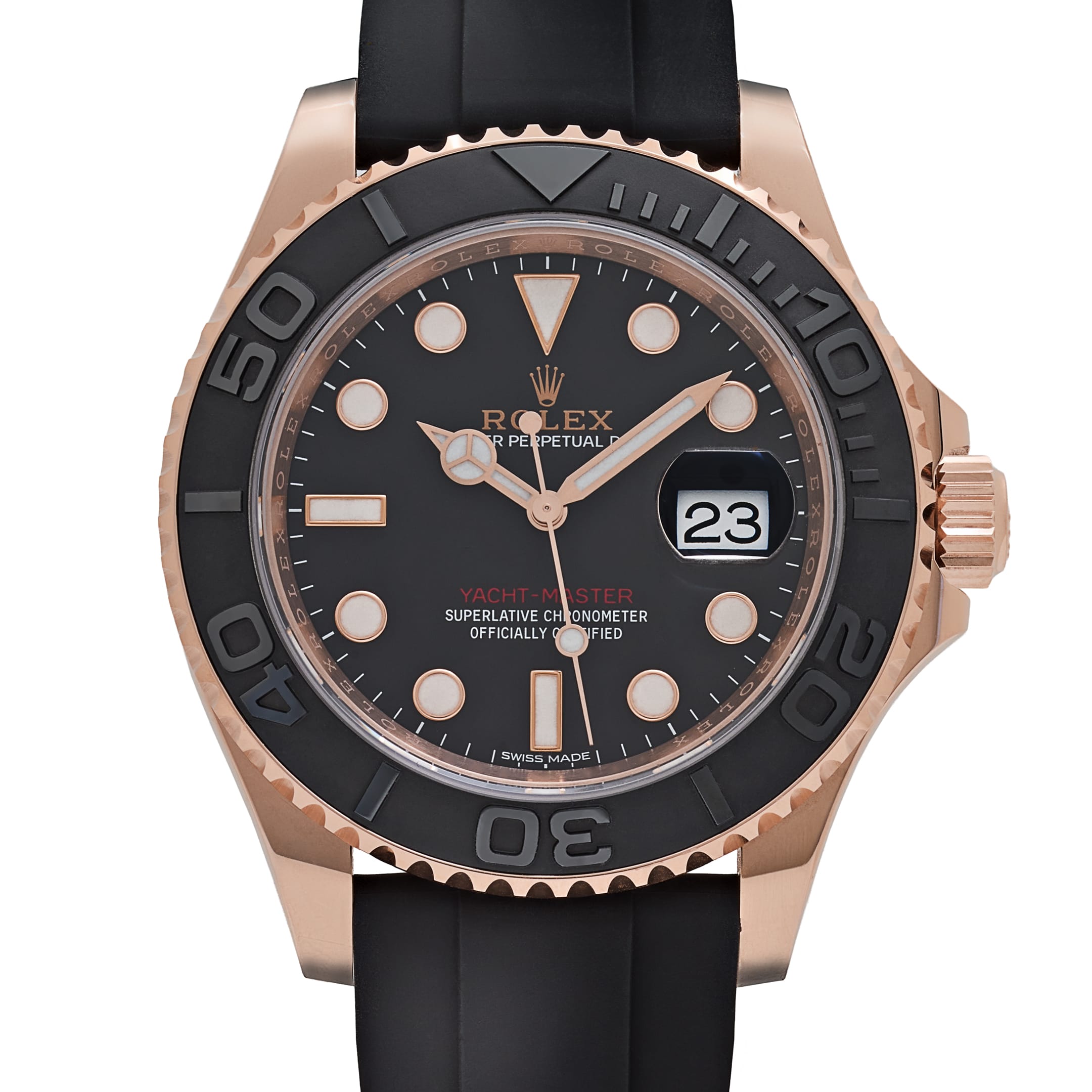 Rolex Yacht-Master 40 116655 Rose Gold Black Dial (2019)