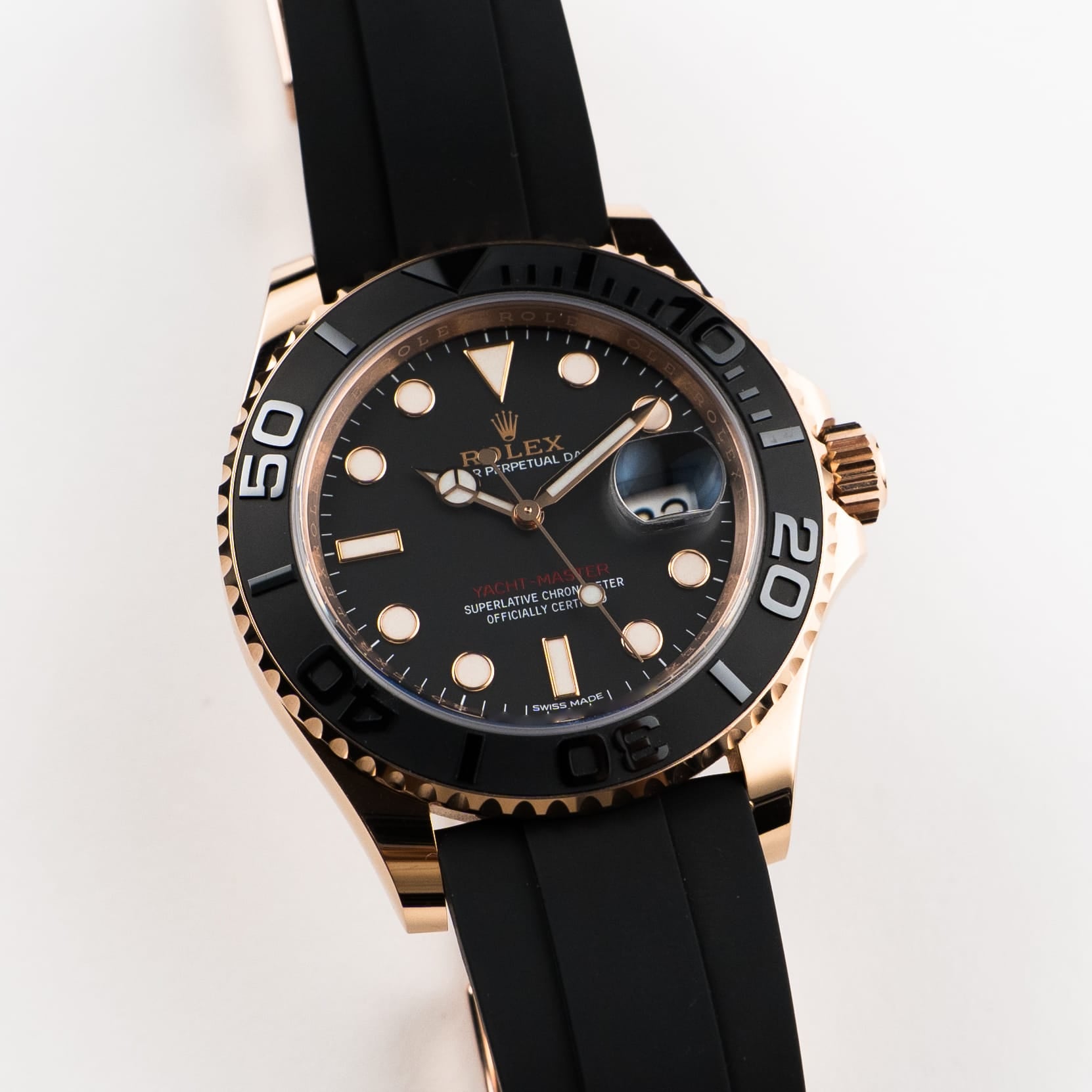 Rolex Yacht-Master 40 116655 Rose Gold Black Dial (2019)