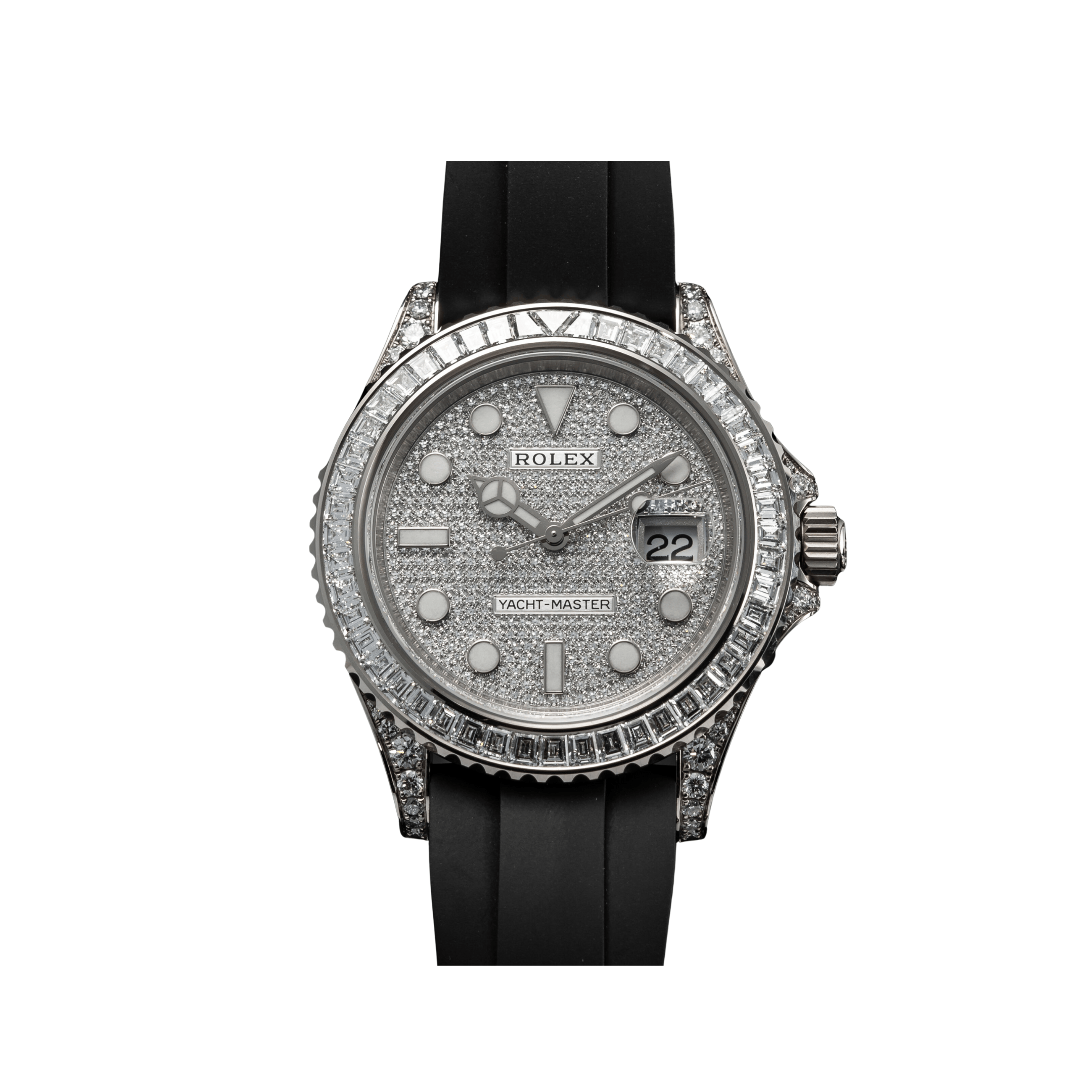 Rolex Yacht-Master 42 226679TBR White Gold Pave Diamond Dial Diamond Bezel (2021)