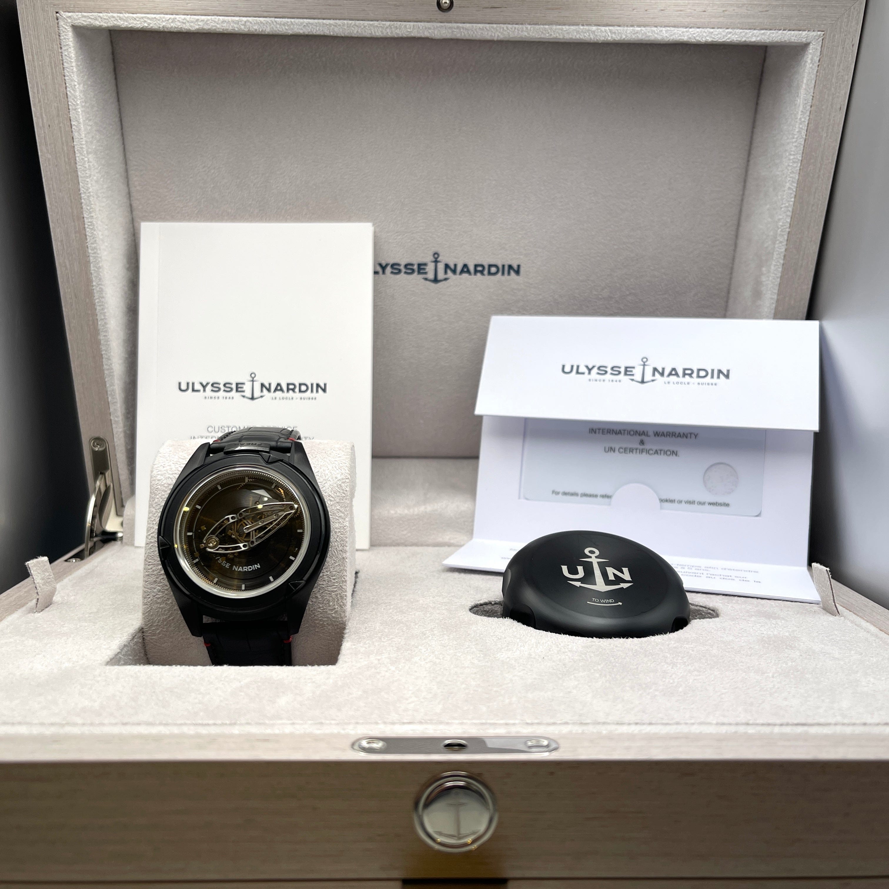 Luxury Watch Ulysse Nardin 2503-250 Black Freak Vision Titanium Wrist Aficionado