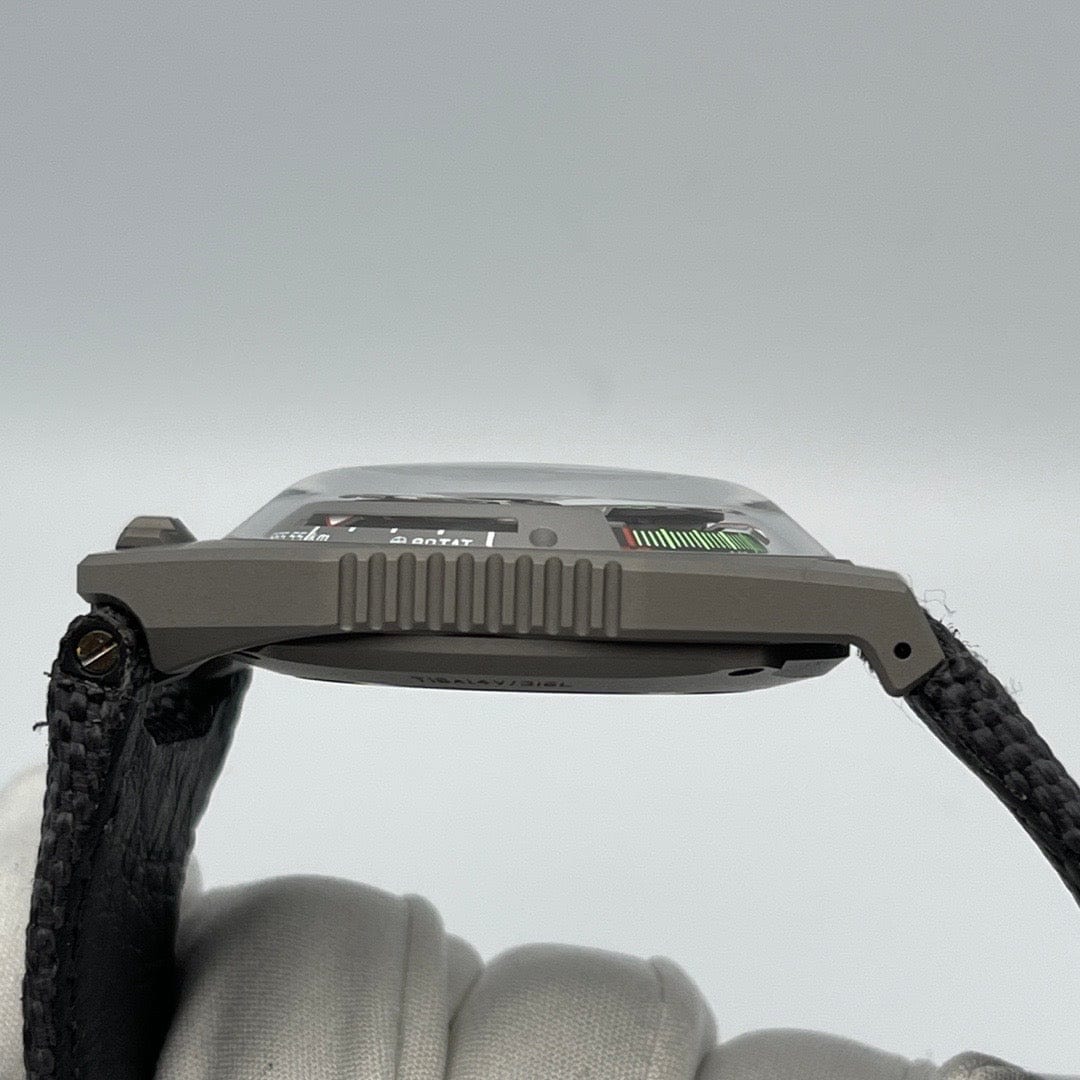 Luxury Watch Urwerk 100 SpaceTime GunMetal UR 100 GM Wrist Aficionado