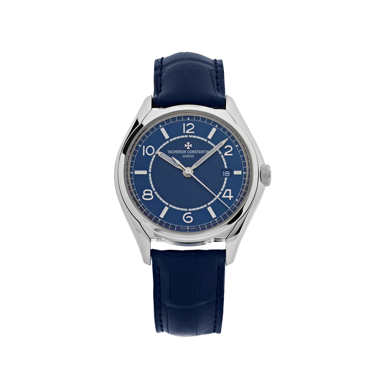 Vacheron Constantin Fiftysix Self-Winding Stainless Steel Blue Dial 4600E/000A-B487 Wrist Aficionado