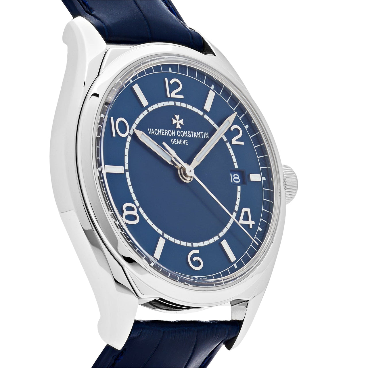 Vacheron Constantin Fiftysix Self-Winding Stainless Steel Blue Dial 4600E/000A-B487 Wrist Aficionado