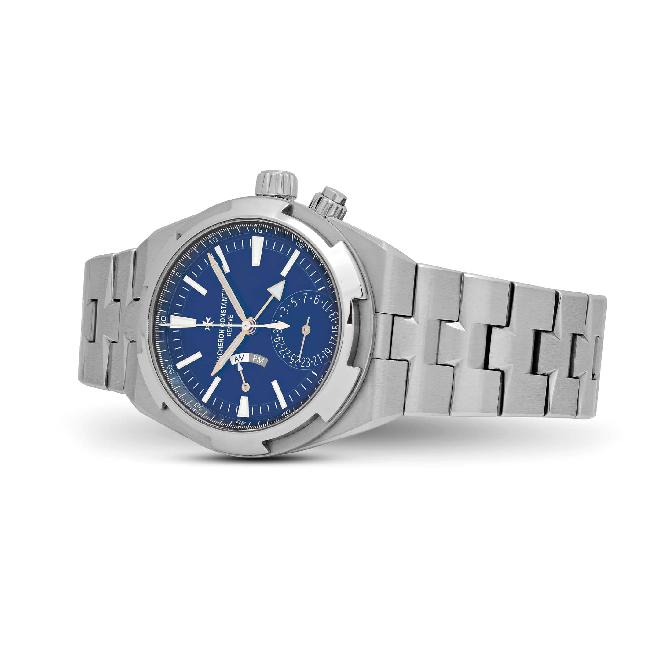 Vacheron Constantin Overseas Dual Time 7900V/110A-B334 Stainless Steel Blue Dial