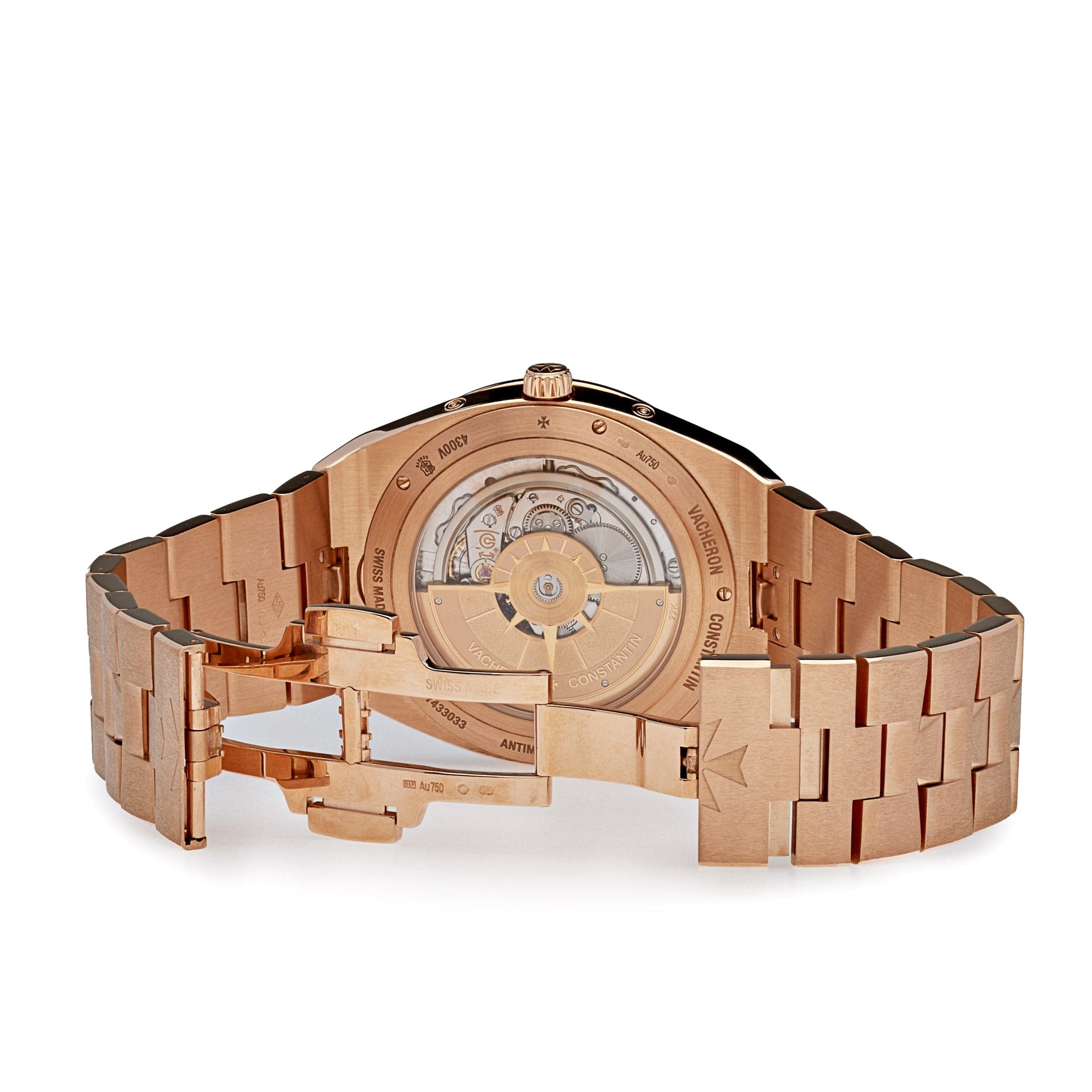 Vacheron Constantin Overseas Perpetual Calendar Ultra-thin Silver Dial Rose Gold 4300V/120R-B064 Wrist Aficionado