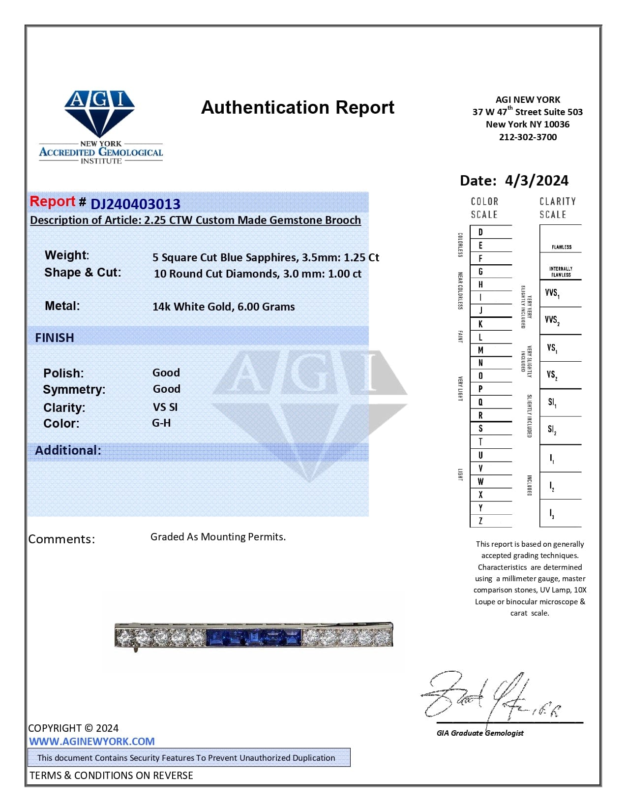 Vintage Lapel Pin-63773