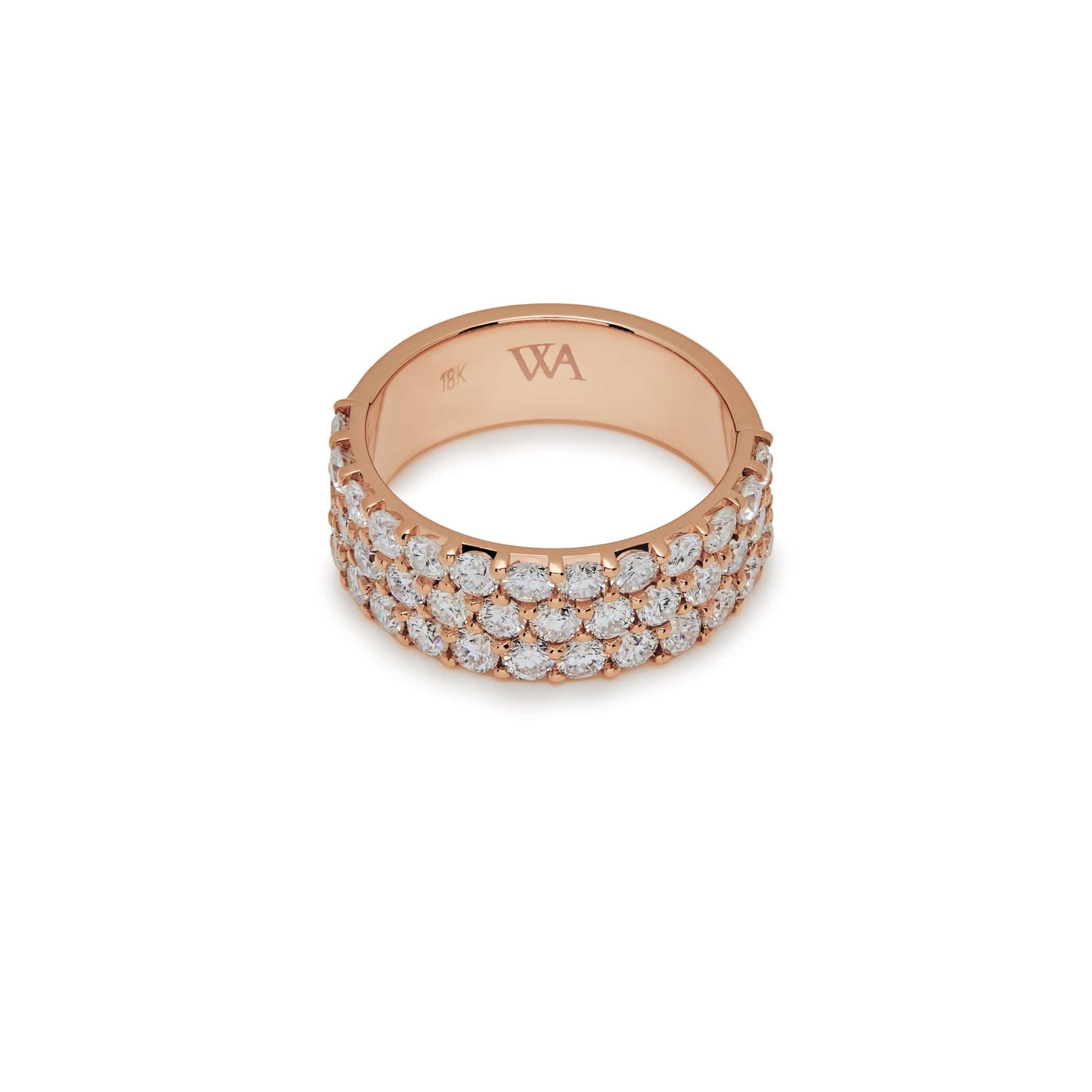 Wjewel# RING-3ROWS-RG