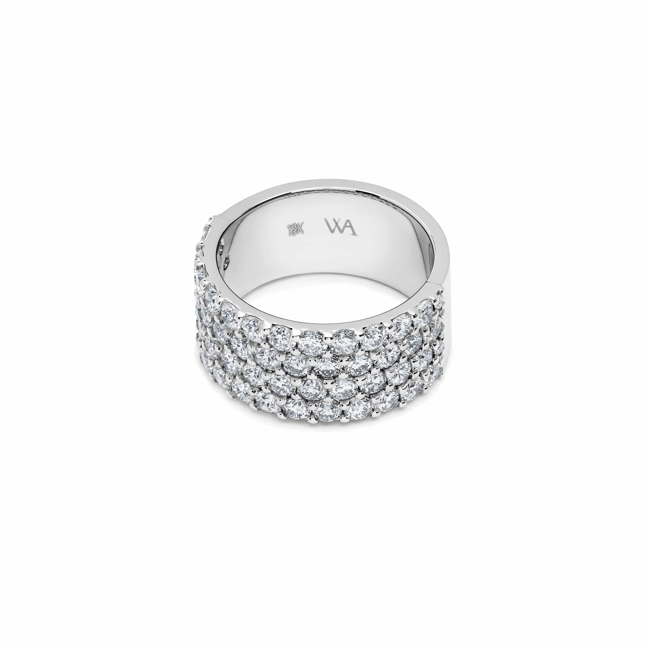 WJewel #: RING-4ROWS-WG