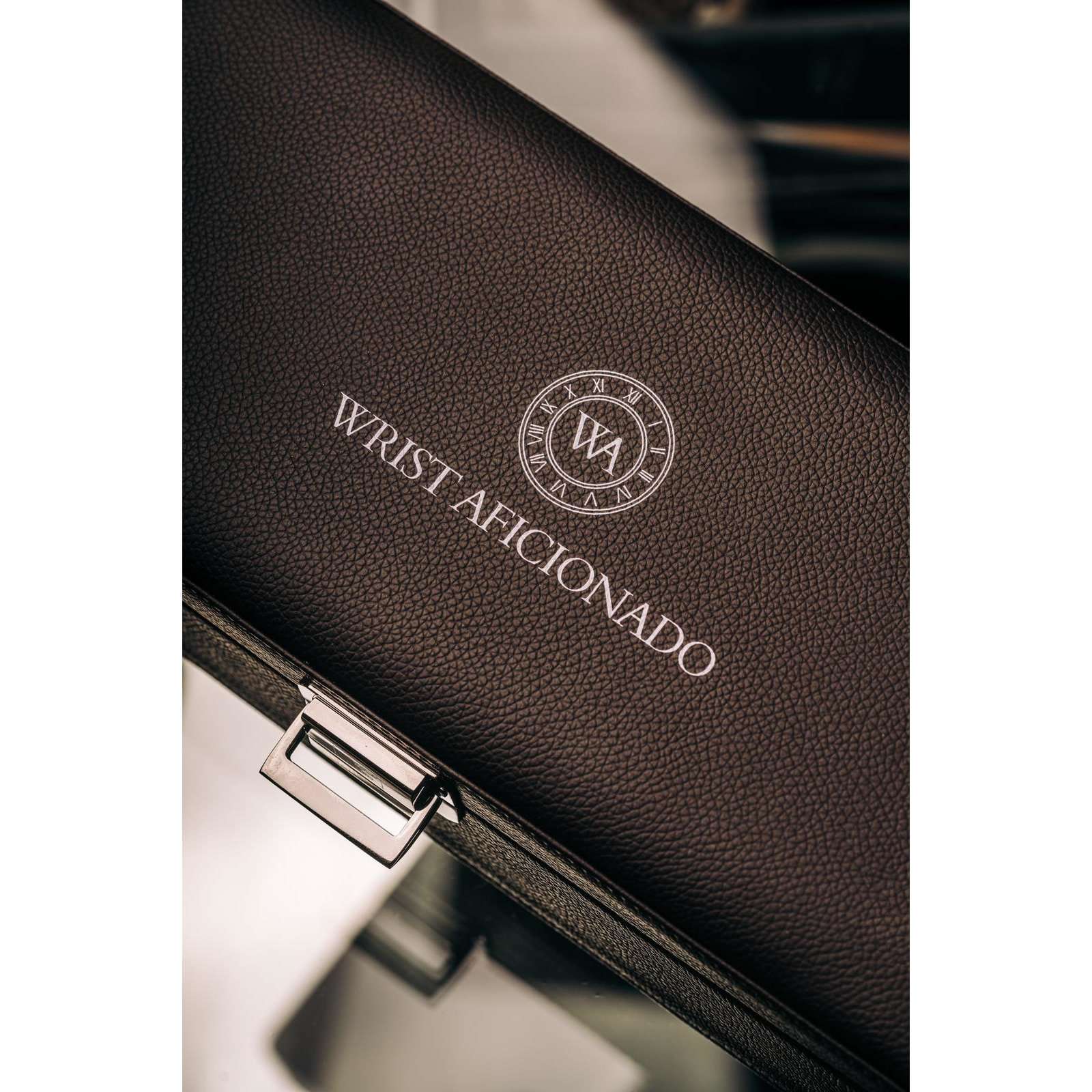Wrist Aficionado Brown Watch Case Wrist Aficionado