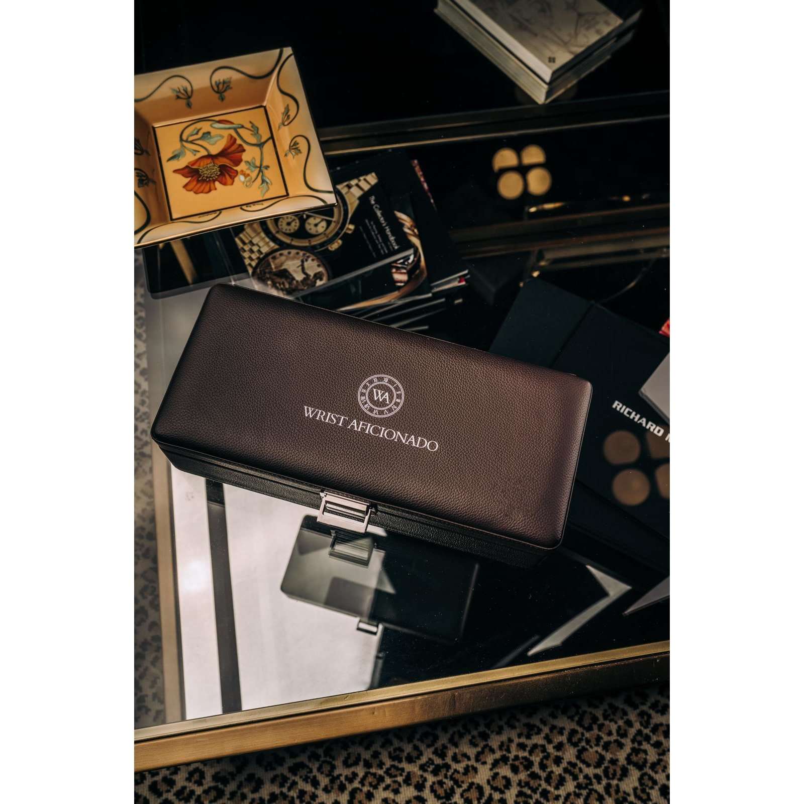 Wrist Aficionado Brown Watch Case Wrist Aficionado