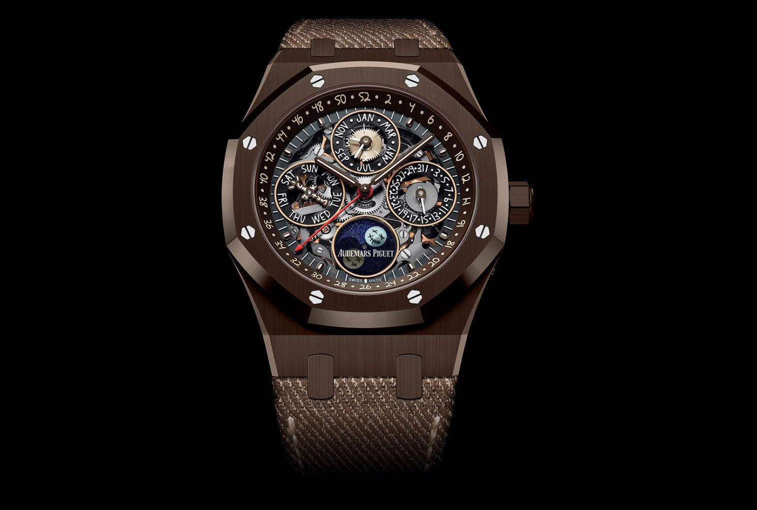 A Closer Look at the Travis Scott x Audemars Piguet Royal Oak Perpetual Calendar Openworked “Cactus Jack” Limited Edition