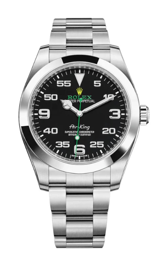 Looking At The Rolex Air King Oystersteel - Black Dial 116900