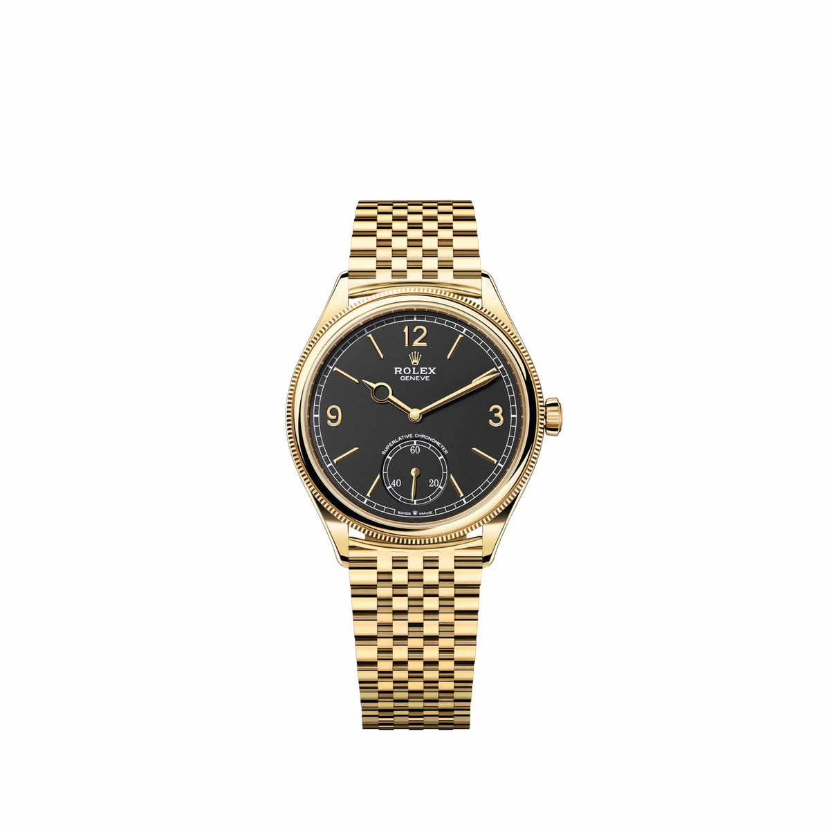 Rolex Perpetual 1908 52508 Yellow Gold Black Dial Divided Bezel (2026)