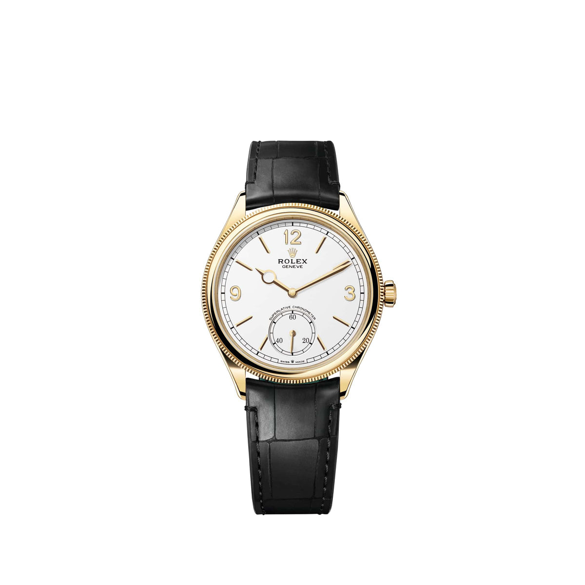 Rolex Perpetual 1908 52508 Yellow Gold White Dial Divided Bezel (2026)