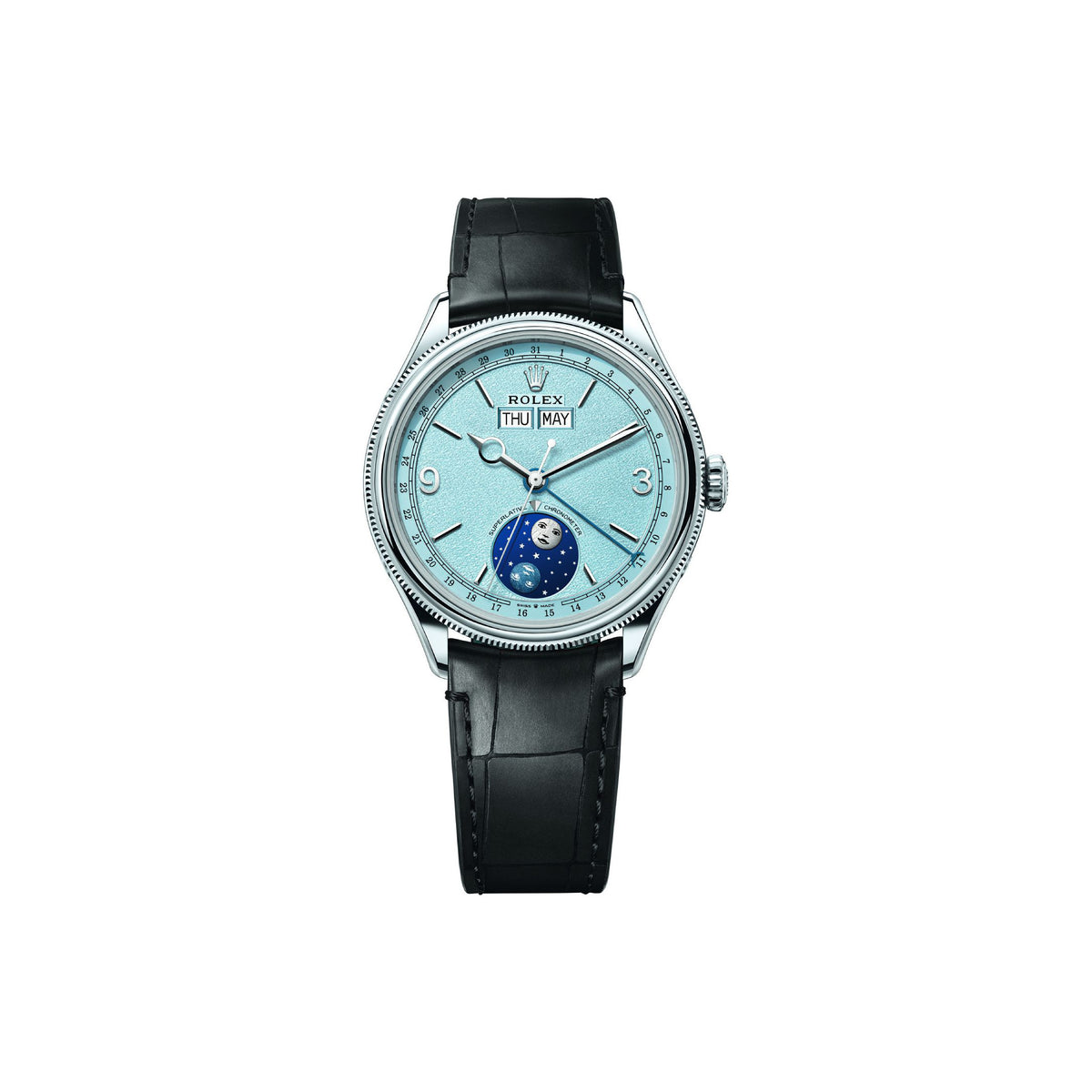 Rolex Perpetual Padellone 53506 Platinum Ice Blue Dial Divided Bezel (2026)