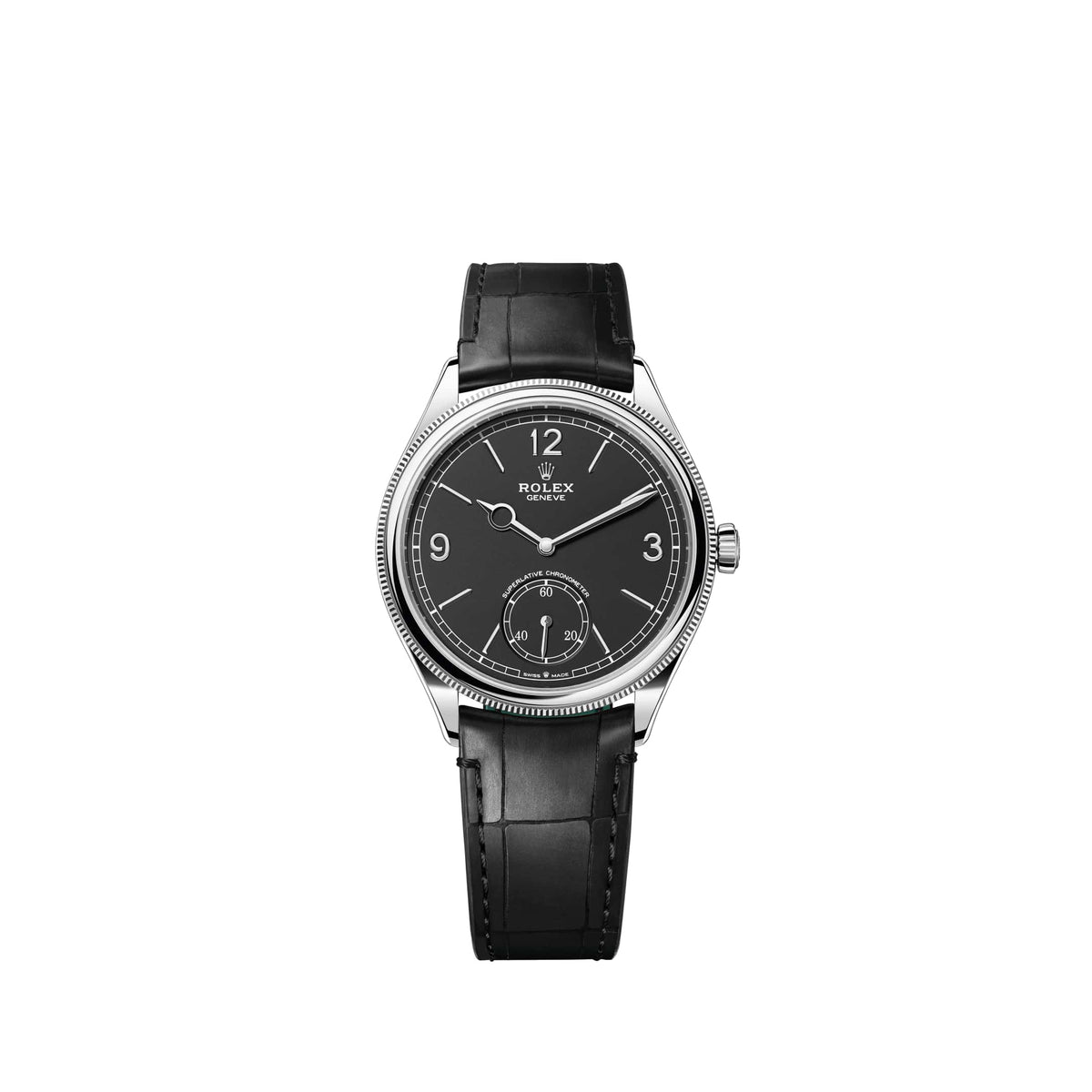 Rolex Perpetual 1908 52509 White Gold Black Dial Divided Bezel (2026)