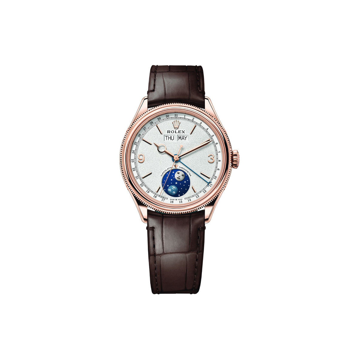 Rolex Perpetual Padellone 53505 Rose Gold White Dial Divided Bezel (2026)