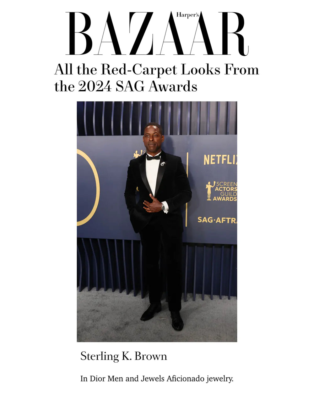 All the Red-Carpet Looks From the 2024 SAG Awards