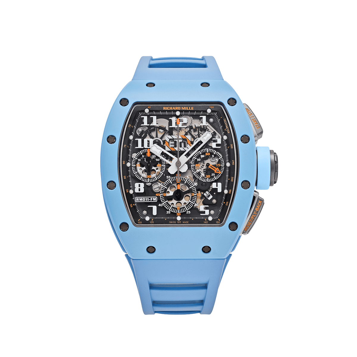 Richard Mille RM 011 Baby Blue Ceramic Felipe Massa Last Limited Edition of 50 (2019)