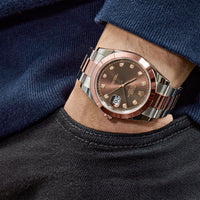 Thumbnail for Rolex Datejust 126301 Rose Gold and  Stainless Steel Chocolate Diamond Dial (2023)