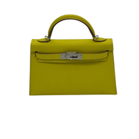 Thumbnail for Hermès Kelly 20 Sellier Mini Epsom Lime Palladium Hardware