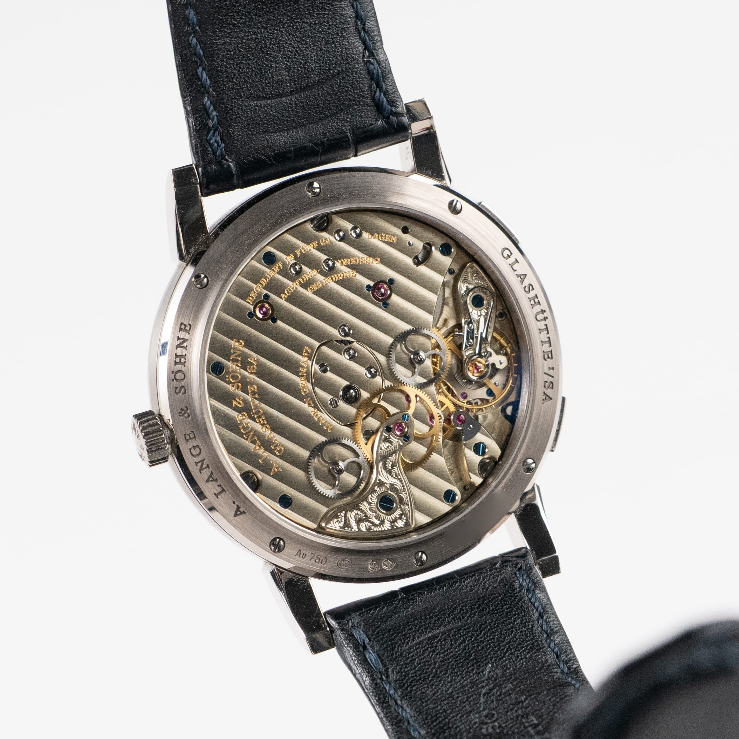 A. Lange & Söhne 136.029 Lange 1 Time Zone White Gold Black Dial (2021)