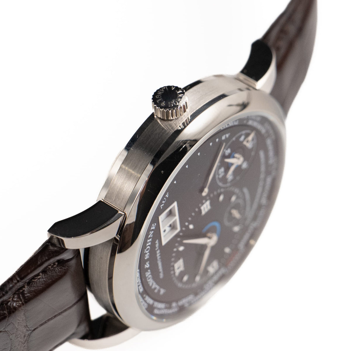 A. Lange & Söhne 136.029 Lange 1 Time Zone White Gold Black Dial (2022)