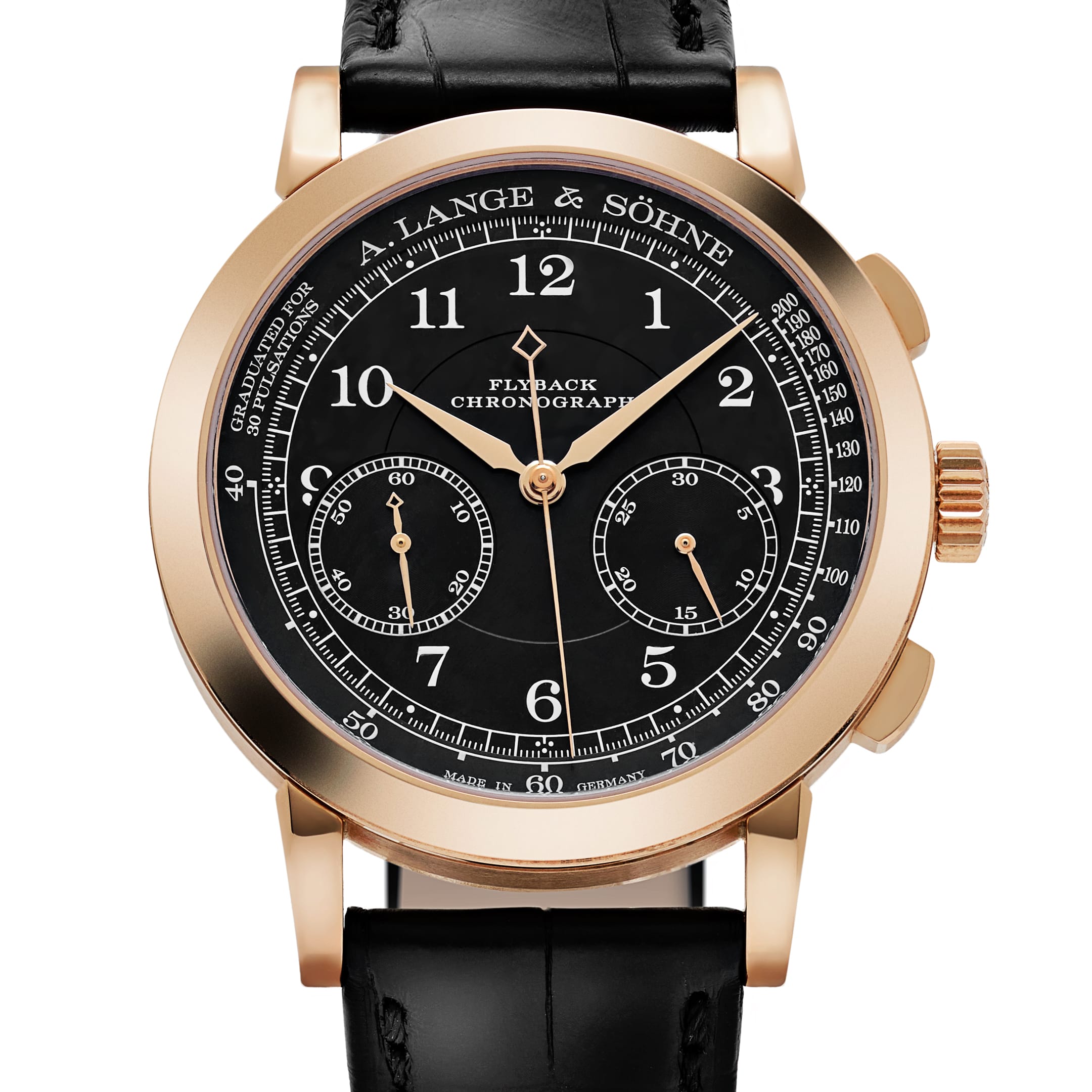 A. Lange & Söhne 1815 Chronograph 414.031 Rose Gold Black Dial (2026)