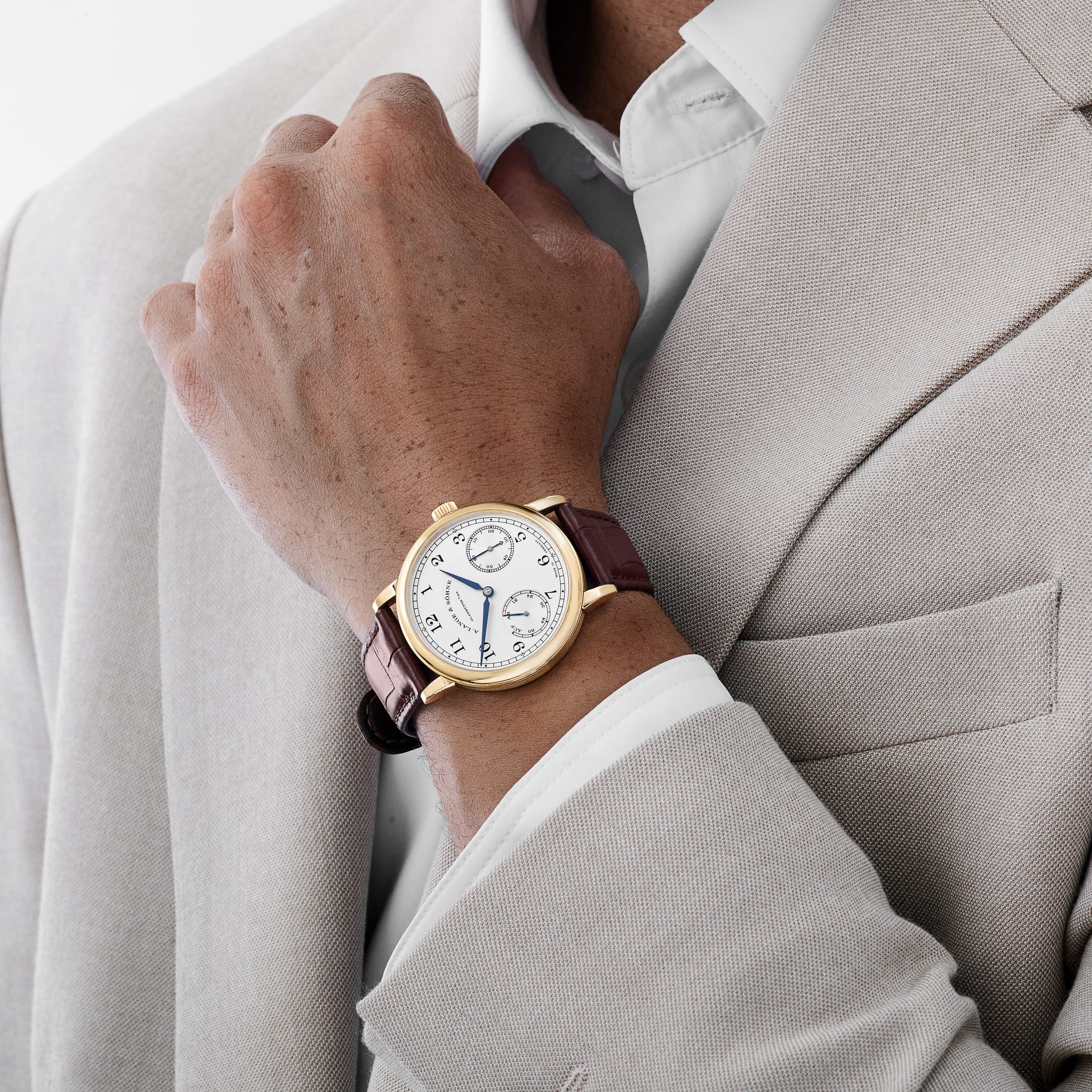 A. Lange & Söhne 1815 UP/DOWN 234.021 Yellow Gold White Dial (2025)