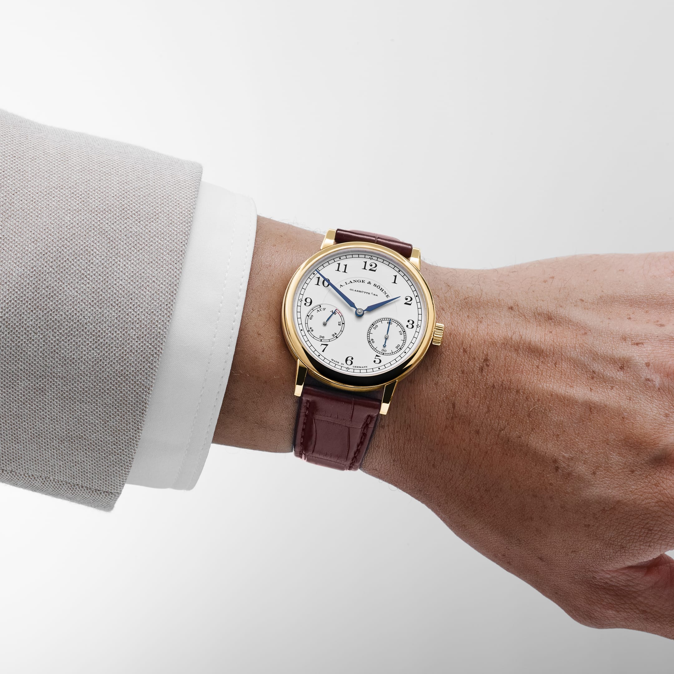 A. Lange & Söhne 1815 UP/DOWN 234.021 Yellow Gold White Dial (2025)
