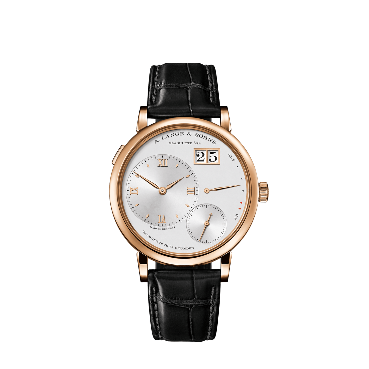 A. Lange & Söhne Grand Lange 1 117.032 Rose Gold Silver Dial