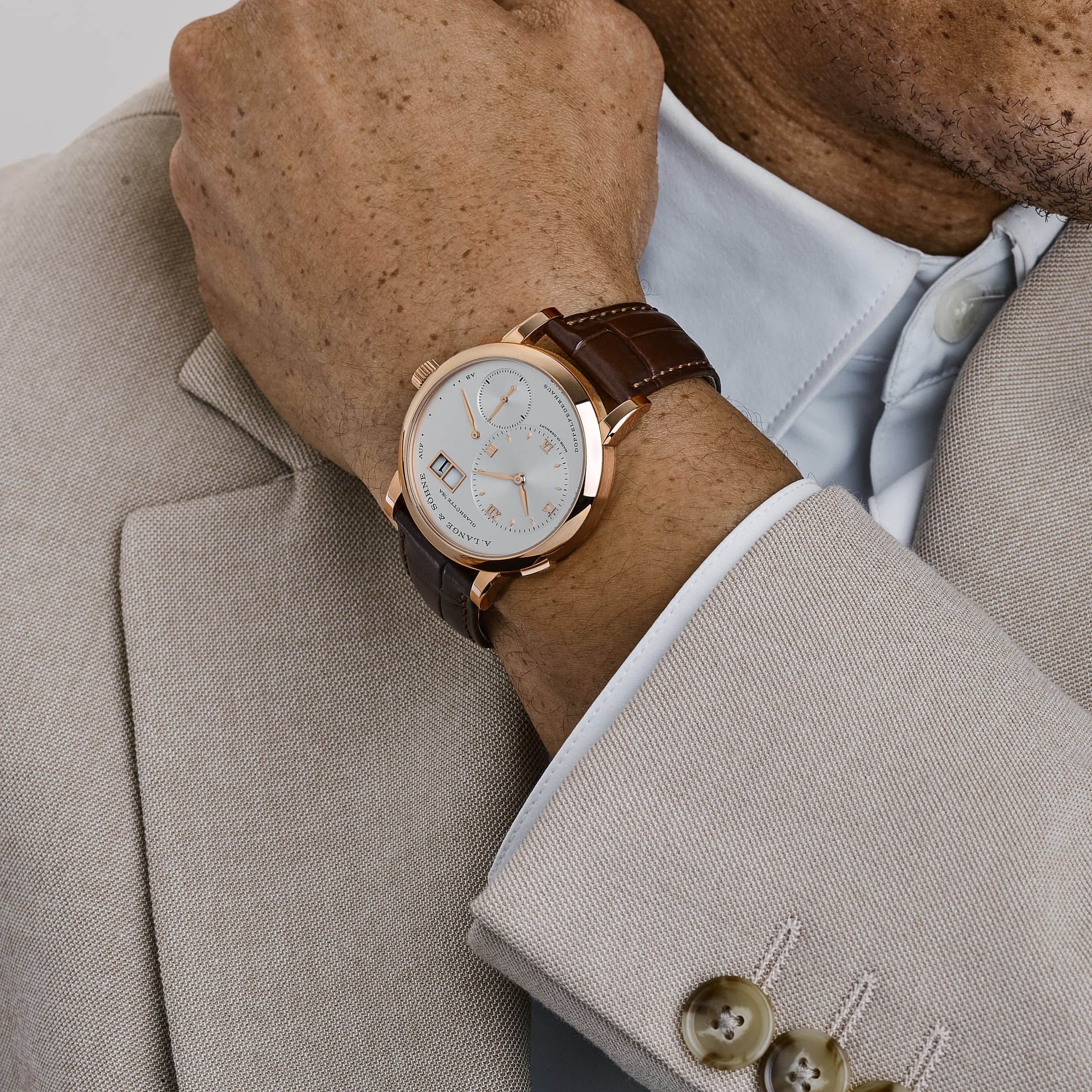 A. Lange & Söhne Lange 1 191.032 Rose Gold Silver Dial (2023)