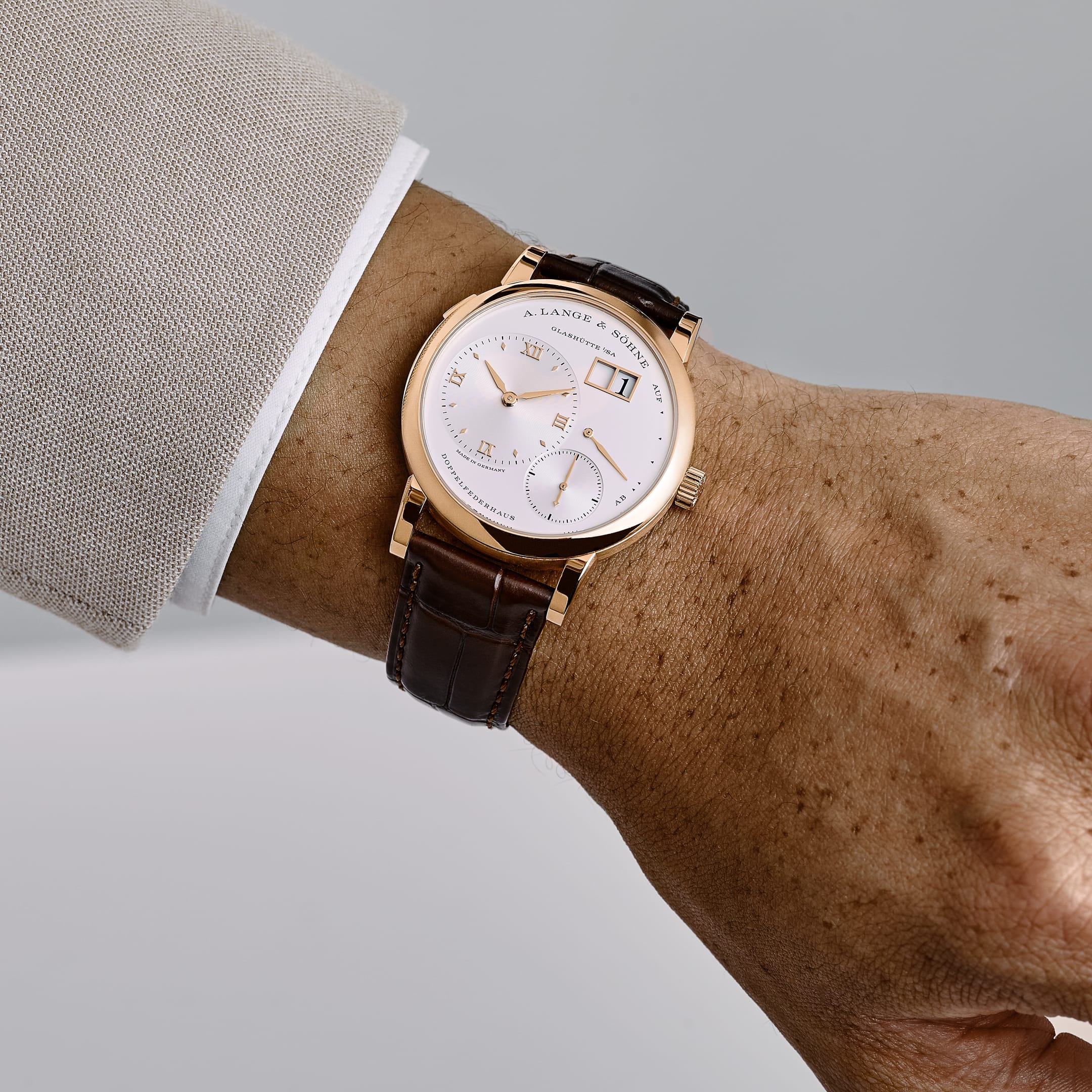 A. Lange & Söhne Lange 1 191.032 Rose Gold Silver Dial (2023)