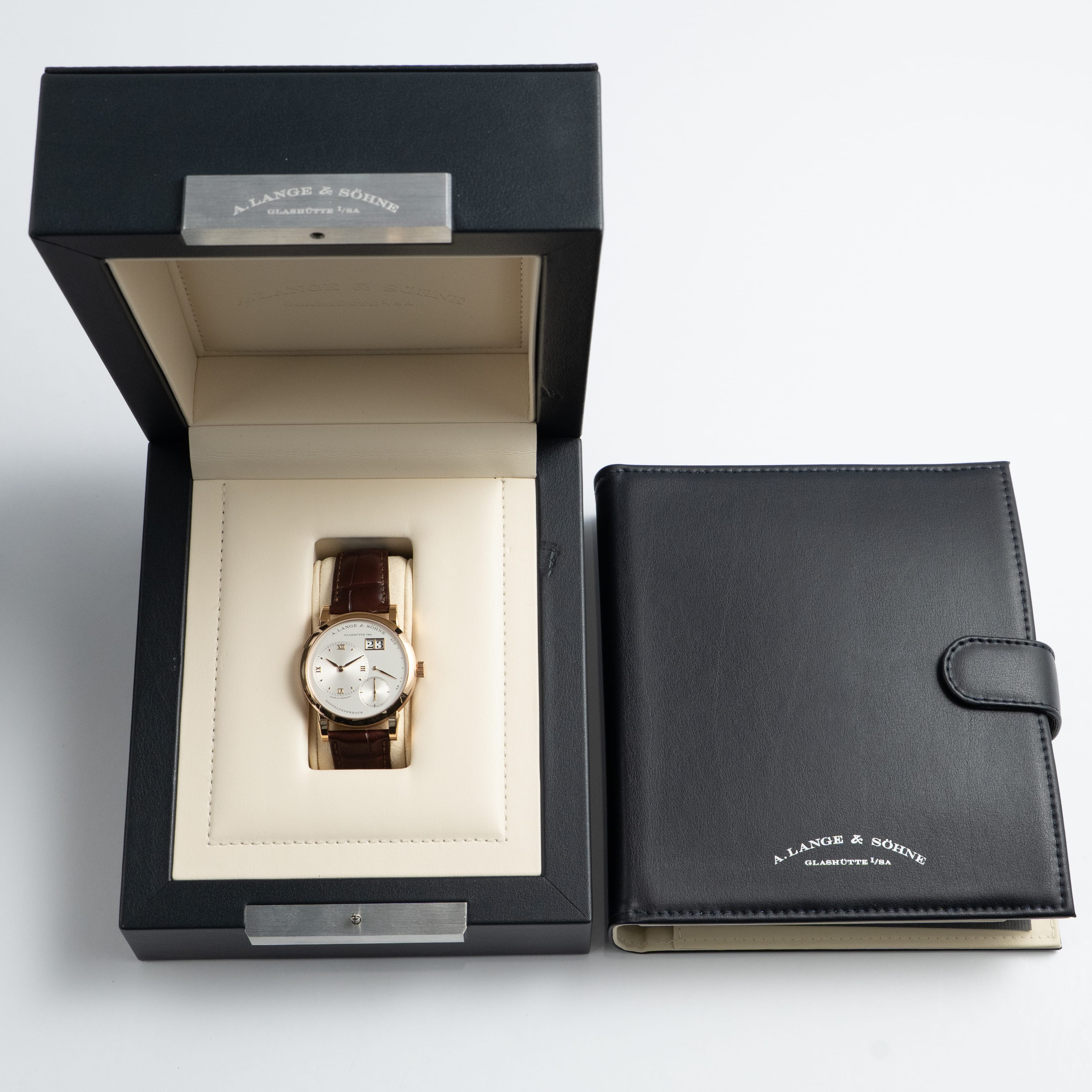 A. Lange & Söhne Lange 1 191.032 Rose Gold Silver Dial – Wrist
