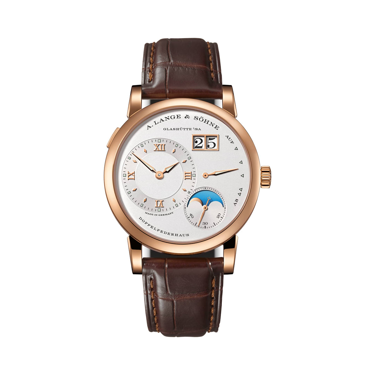A. Lange & Söhne Lange 1 Moon Phase 192.032 Rose Gold Silver Dial (2026)