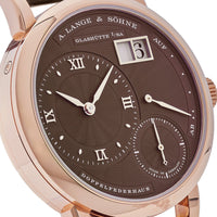 Thumbnail for A. Lange & Söhne Little Lange 1 181.037 Rose Gold Brown Dial