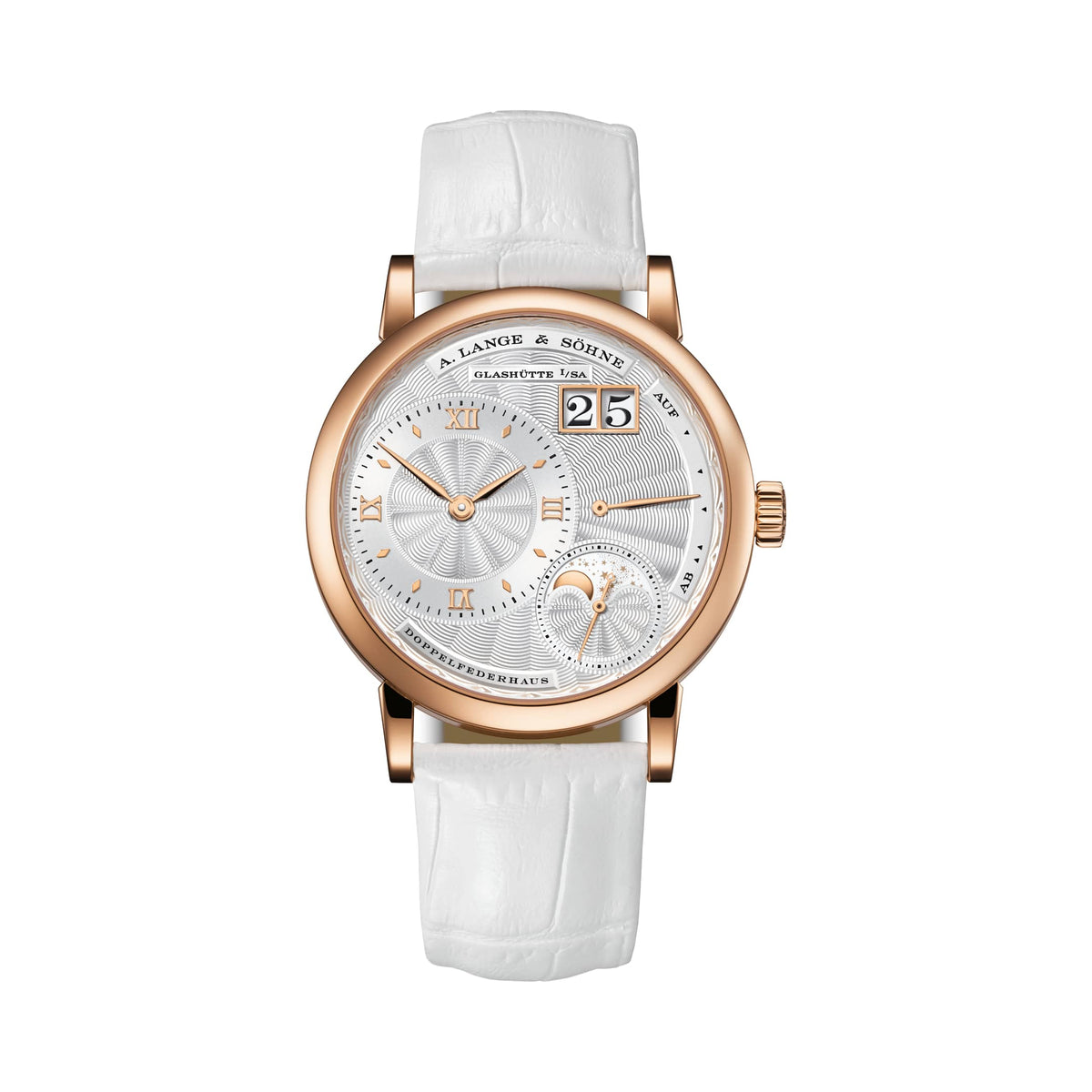 A. Lange & Söhne Little Lange 1 Moon Phase 182.030 Rose Gold Silver Dial (2026)