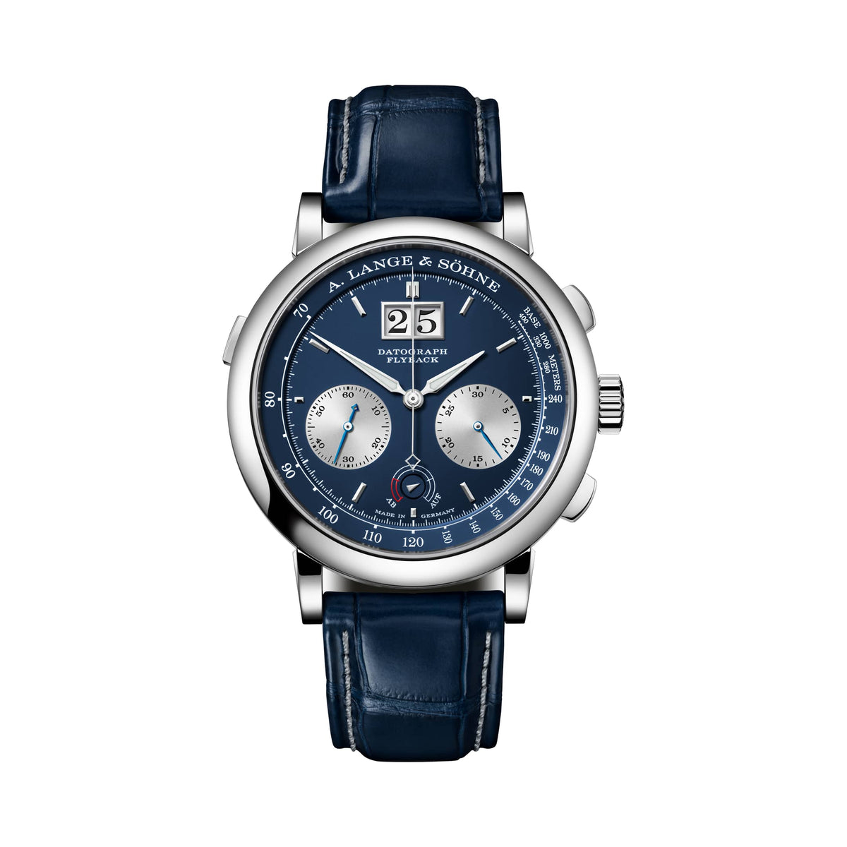 A. Lange & Söhne Saxonia Datograph Up/Down 405.028 White Gold Blue Dial Limited Edition of 125 (2026)