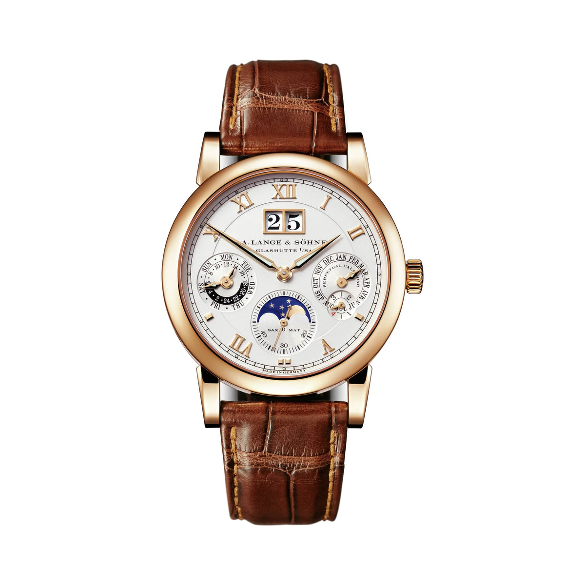A. Lange & Söhne Saxonia Langematik Perpetual 310.032E Rose Gold Silver Dial (2026)