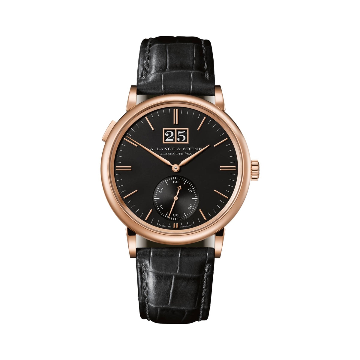 A. Lange & Söhne Saxonia Outsize Date 381.031 Rose Gold Black Dial (2026)