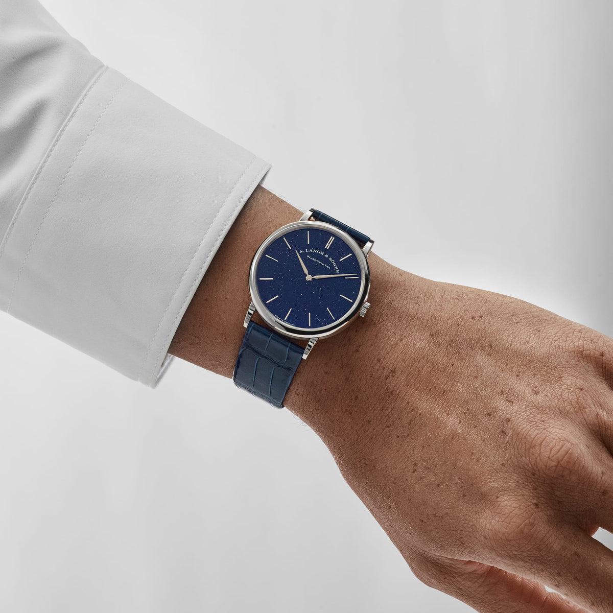 A. Lange & Söhne Saxonia Thin 205.086 White Gold Blue Dial (2026)