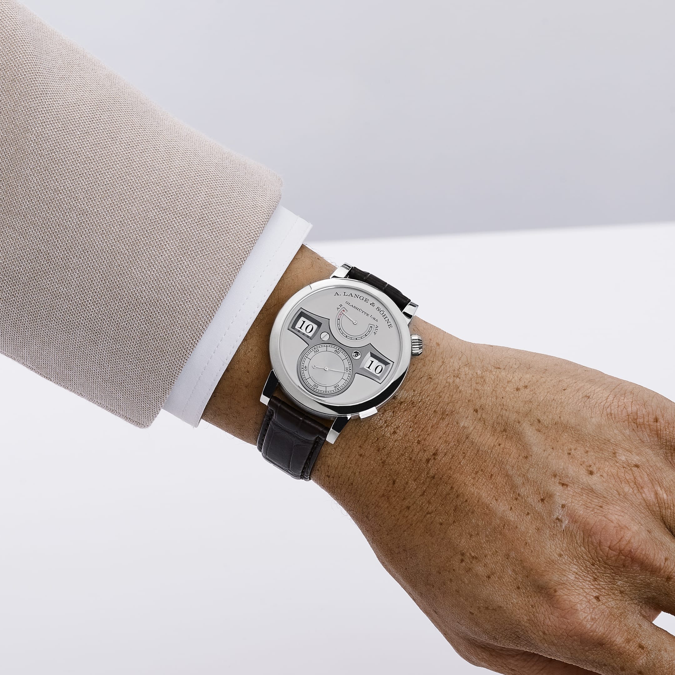 A. Lange & Söhne Zeitwerk 142.025 Platinum Rhodium Dial (2025)