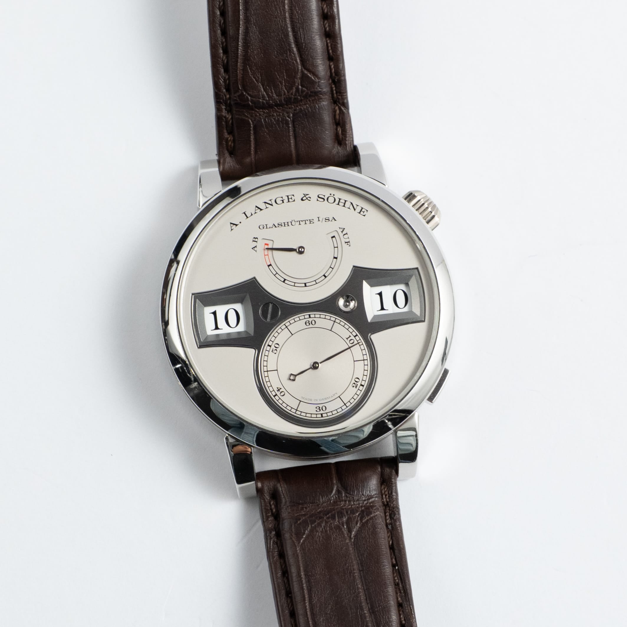A. Lange & Söhne Zeitwerk 142.025 Platinum Rhodium Dial (2025)