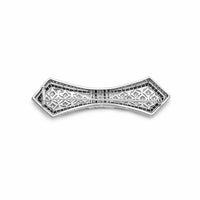 Thumbnail for Antique White and Black Diamonds Brooch