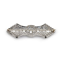 Thumbnail for Antique White Diamond Brooch