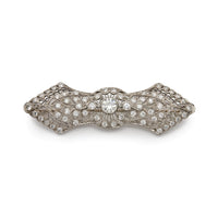 Thumbnail for Antique White Diamond Brooch