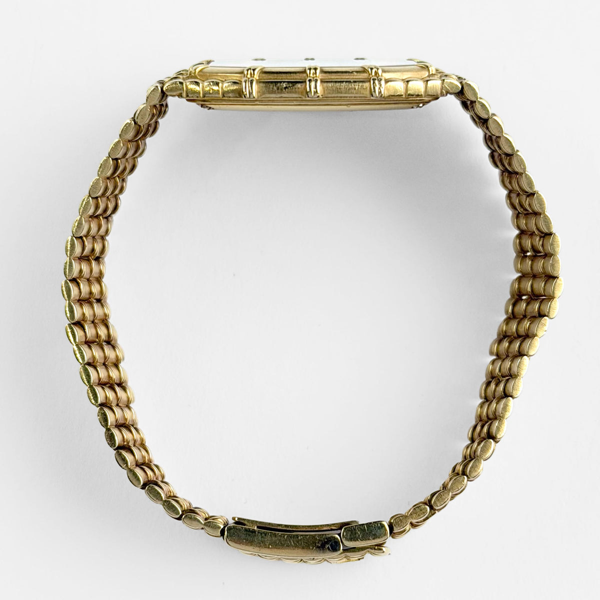 Audemars Piguet Bamboo Vintage 'Ladies' Yellow Gold Champagne Dial
