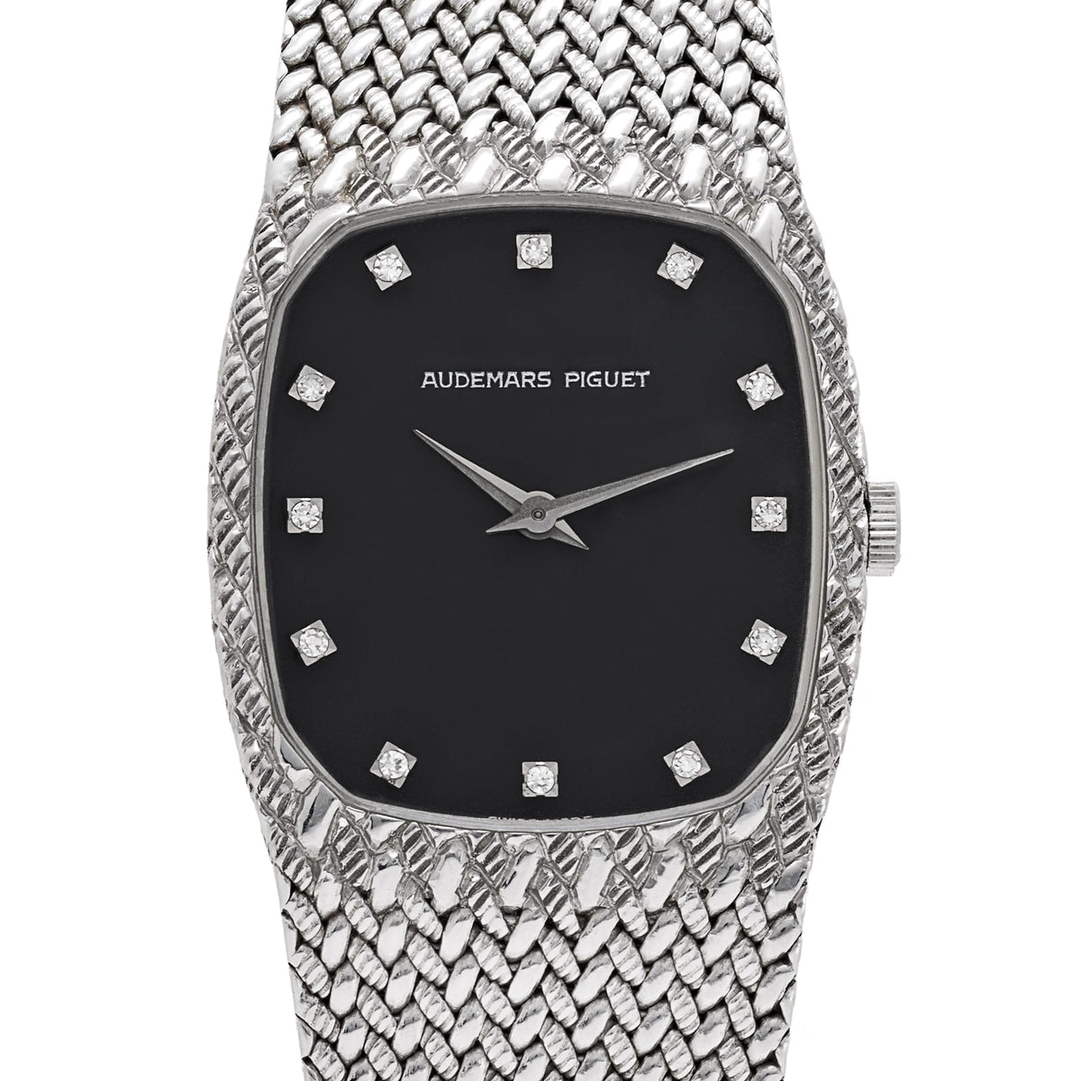 Audemars Piguet Cobra 14126.519 'Ladies' White Gold Black Diamond Dial